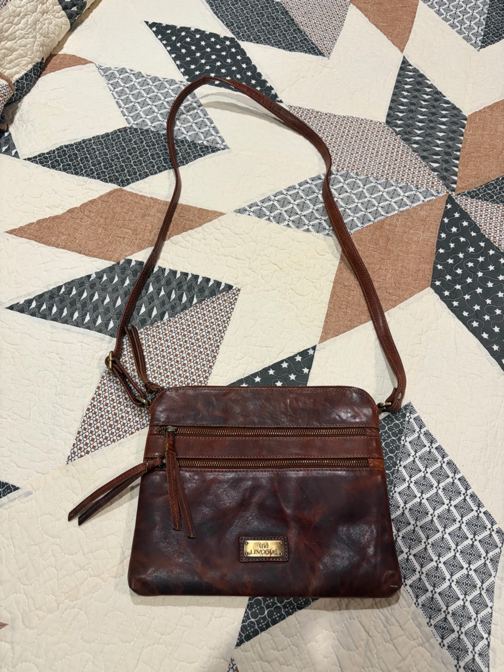 Leather Cross Body Purse